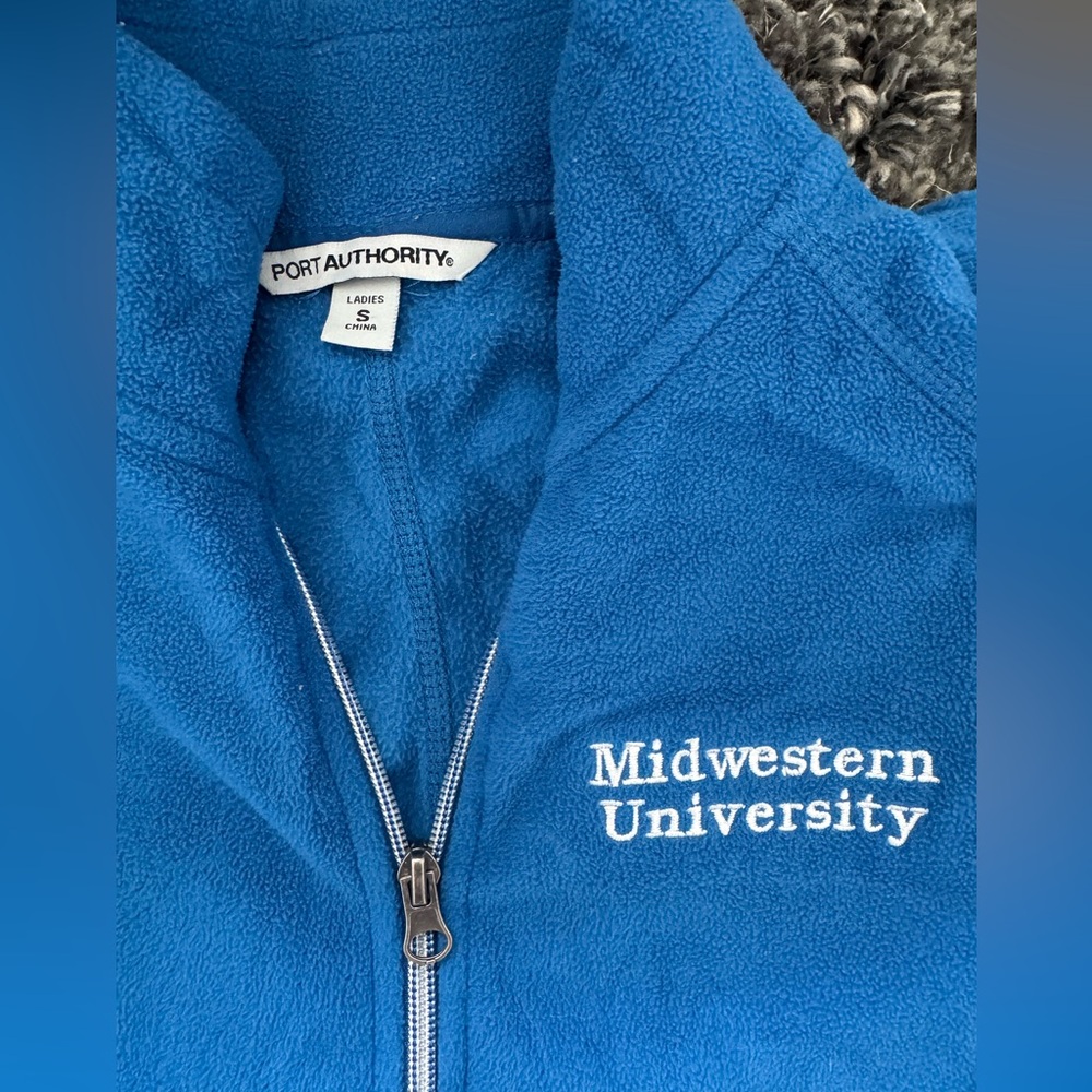Port Authority Royal Blue Fleece with University Embroidery